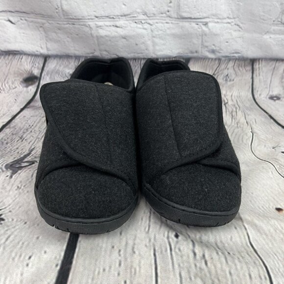Foamtreads Womens Slippers Nurse 2 Adjustable Charcoal Shoes Size 6.5 ED - Picture 3 of 9